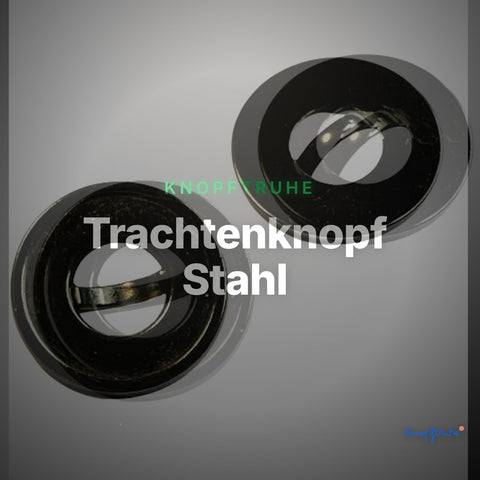 Trachtenknopf Stahl – Schlitzknopf – TK-141 – Clean Showcase