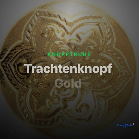 Trachtenknopf Gold – Ösenknopf – TK-131G – Clean Showcase