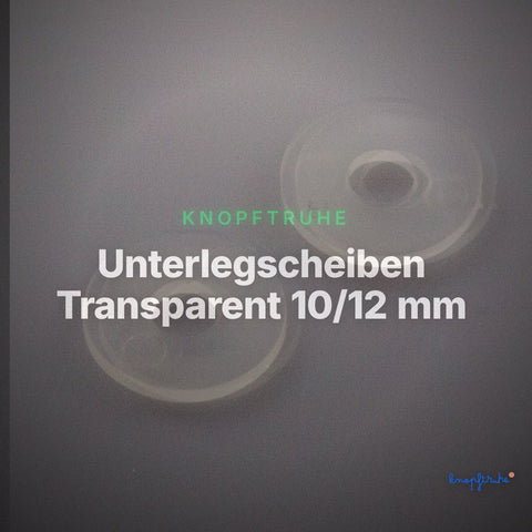 Unterlegscheiben Transparent 10/12 mm – Kunststoff U-SCHEIBEN – Clean Showcase