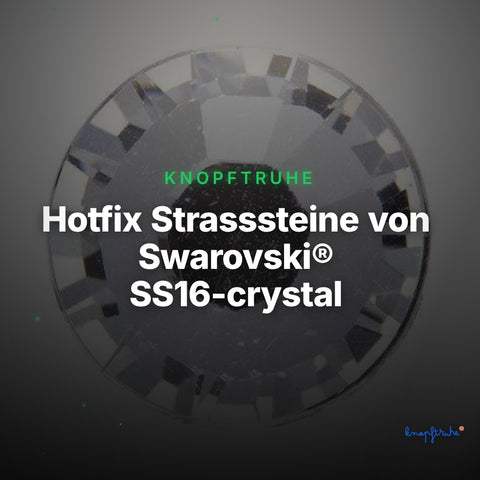 Hotfix Strasssteine von Swarovski® SS16-crystal – Clean Showcase