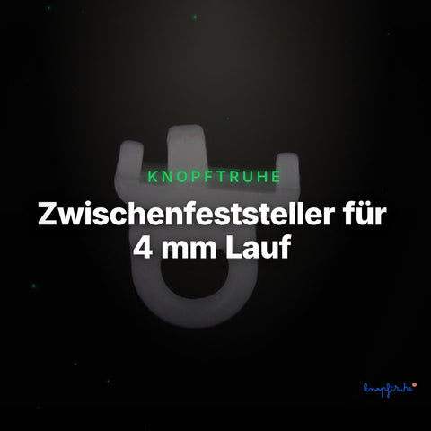Zwischenfeststeller für 4 mm Lauf – Clean Showcase