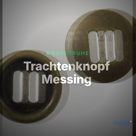 Trachtenknopf Messing – Schlitzknopf – TK-142 – Clean Showcase