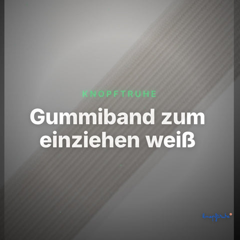 Gummiband zum einziehen weiß – Clean Showcase