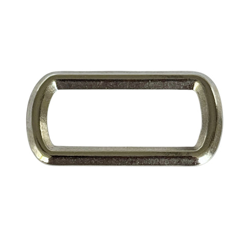 Rechteckring Taschen und Gürtel Silber HRI-9