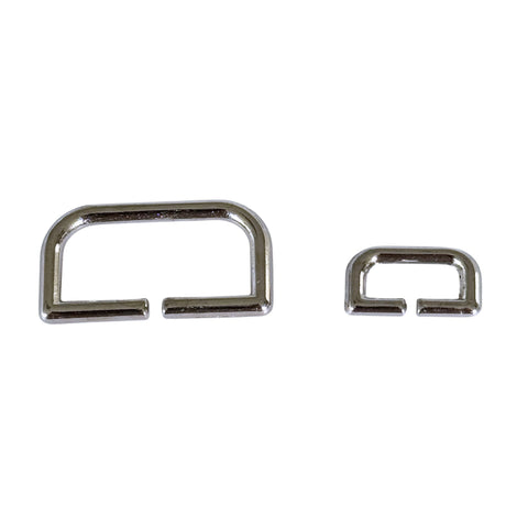 D-Ring Silber Metall HRI-2 Vorderseite