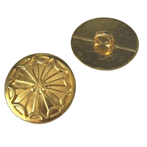 Trachtenknopf Sternmotiv Gold – Ösenknopf TK-13-g
