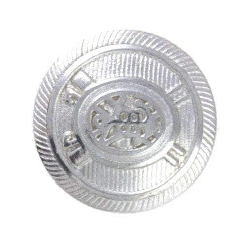Wende Druckknöpfe Wappen Silber