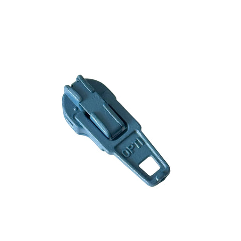 Reißverschluss Schieber Blau für 3 mm Schiene