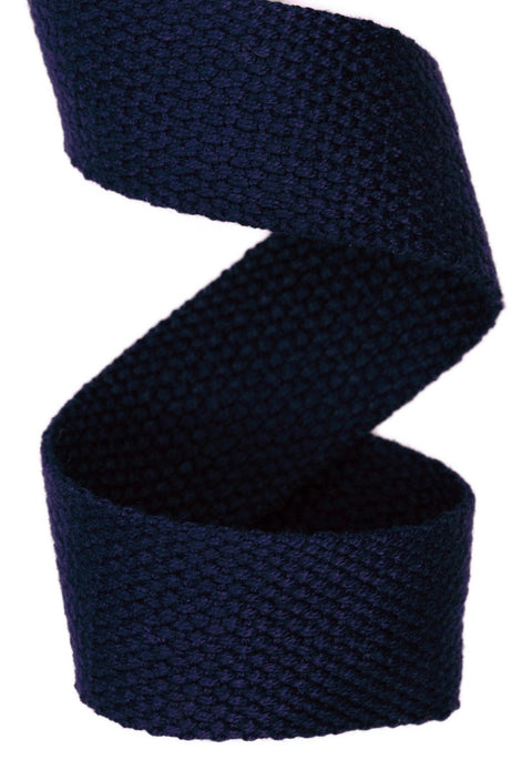 Baumwoll Gurtband GB-2-dunkel-blau 25 mm für Gürtel und Taschen