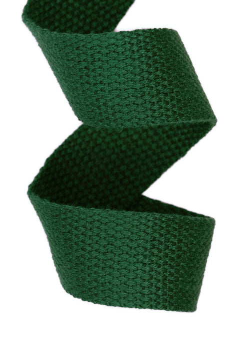 Baumwoll Gurtband GB-2-dunkel-grün 25 mm für Gürtel und Taschen