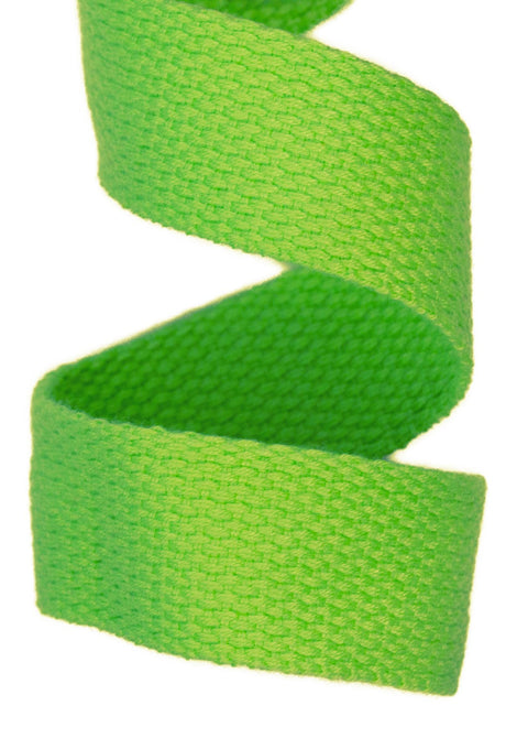 Baumwoll Gurtband GB-2-kiwi 25 mm für Gürtel und Taschen