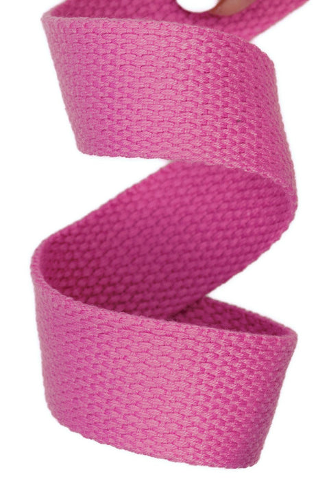 Baumwoll Gurtband GB-2-rosa 25 mm für Gürtel und Taschen